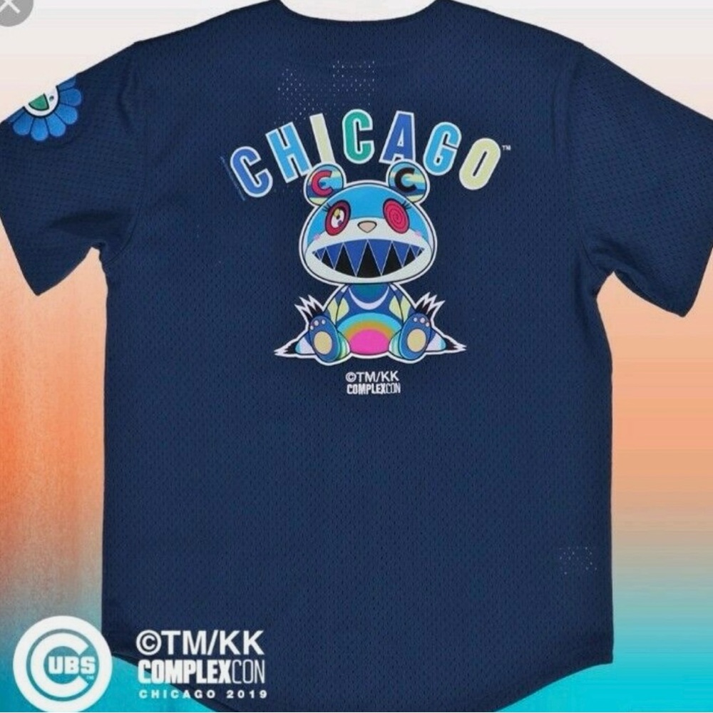 Murakami x Chicago Cubs x Mitchell & Ness ComplexCon Baseball Jersey Limited